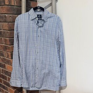 Johnny O Top Shelf Men’s Button-Up Shirt – Size M – Spring Plaid – EUC
